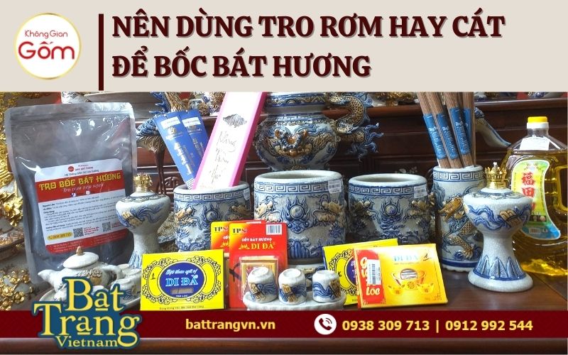 Tro bếp hay cát bốc bát hương