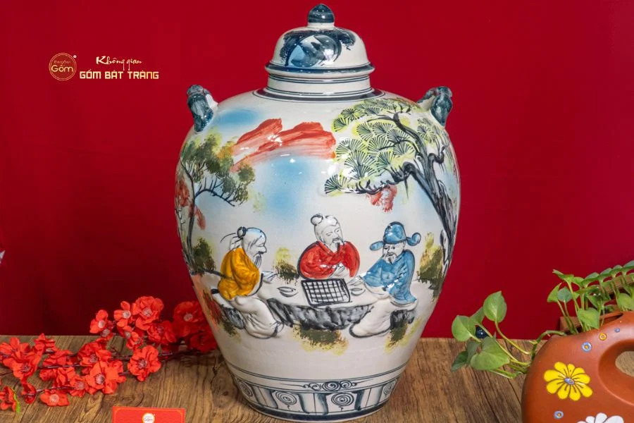 ngâm rượu chum sành