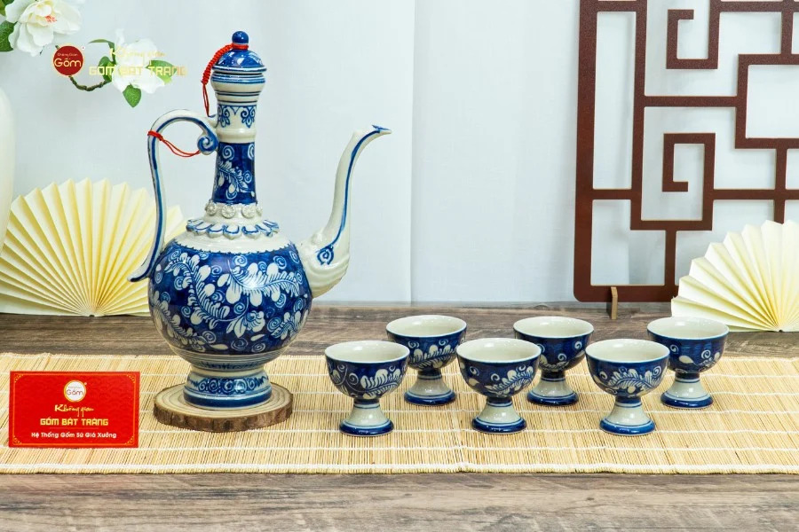 bình rượu gốm sứ