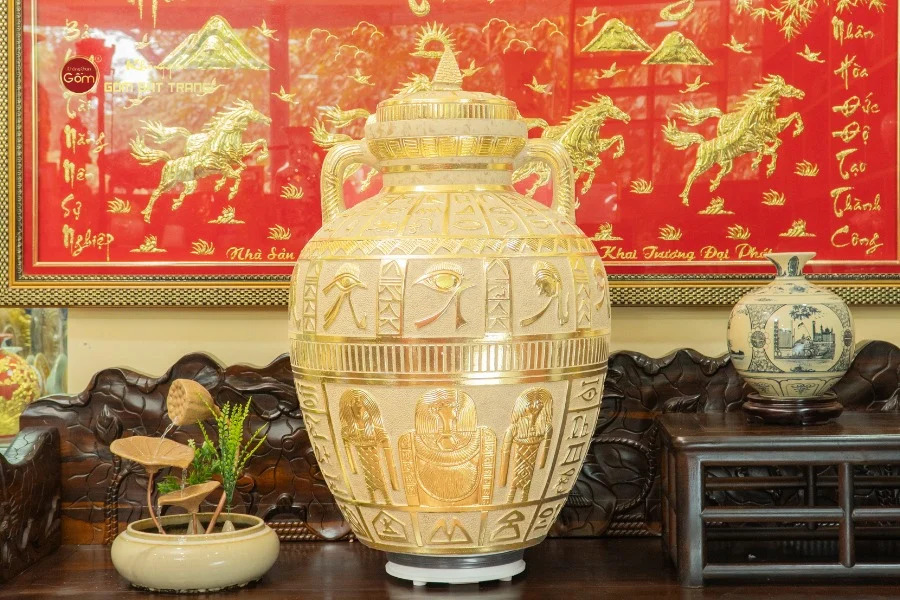 chum ngâm rượu bát tràng, chum sành vò gốm