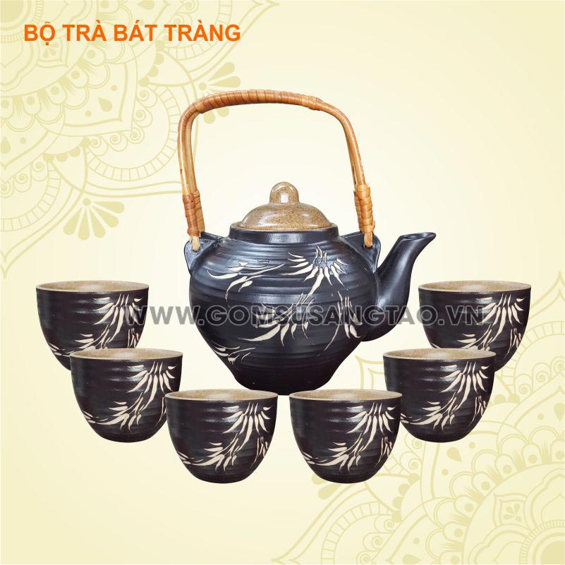 In logo bộ ấm trà quà tặng tri ân khách hàng của viettel - In logo giá xưởng