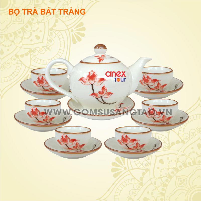 In logo bộ ấm trà quà tặng tri ân khách hàng của viettel - In logo giá xưởng