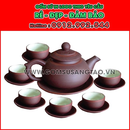 Ấm trà in logo quận 8 tphcm - Cơ sở sản xuất quà tặng công nhân giá xưởng