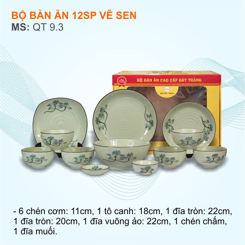 5 mẫu bát đĩa quà biếu tết tại Tân Phú được mua nhiều nhất