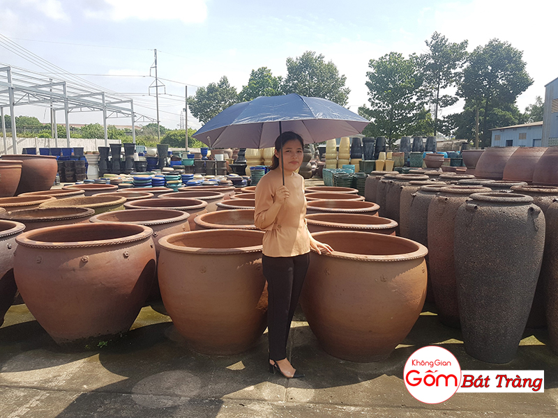 Bán lu sành chứa nước
