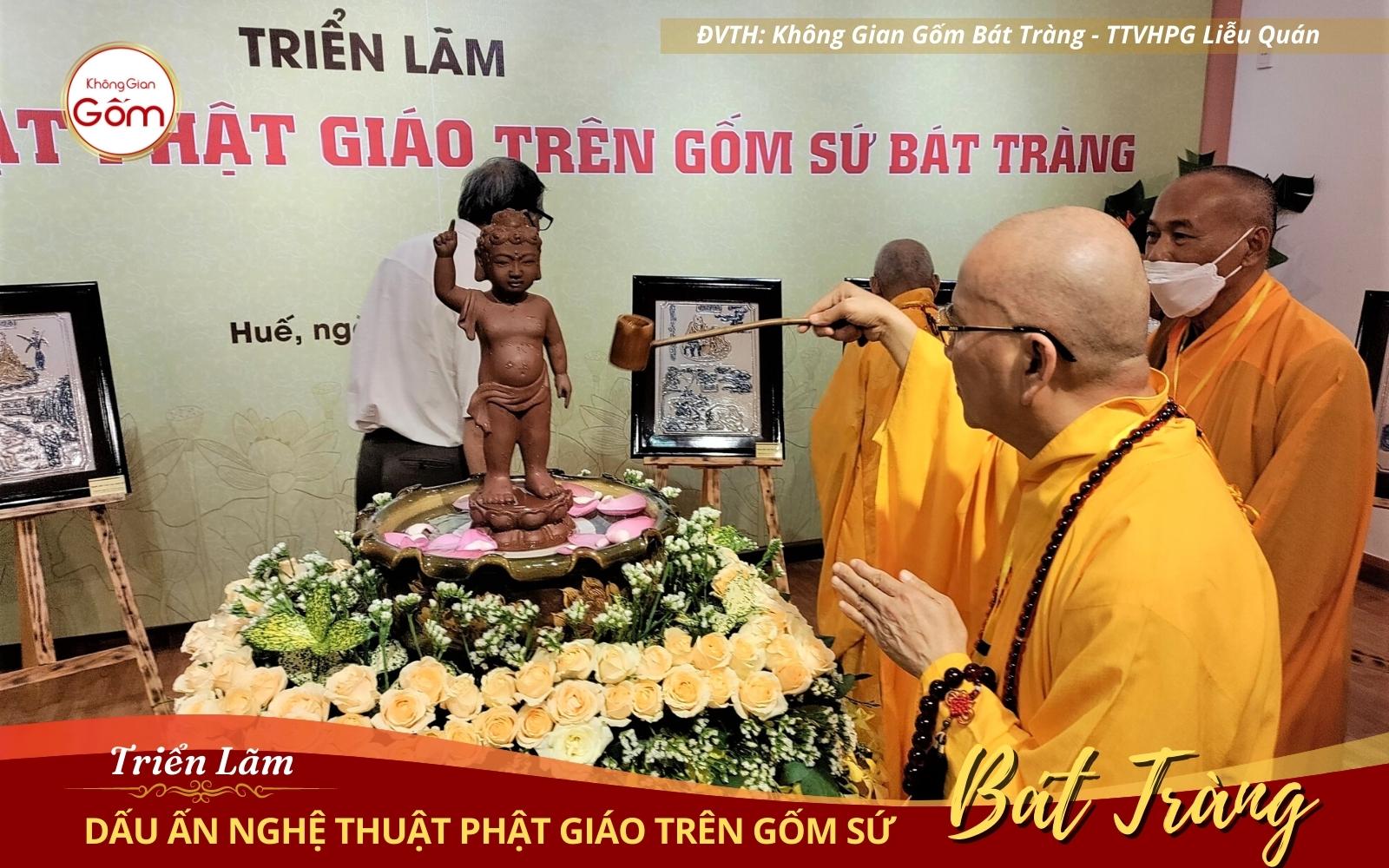 Hơn 60 tác phẩm kinh điển - "Dấu ấn nghệ thuật Phật giáo trên gốm sứ Bát Tràng"