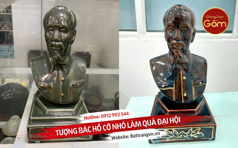 Tượng bác Hồ cỡ nhỏ làm quà Đại hội