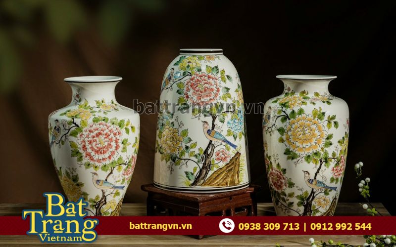 Bình hoa dáng chóe, dáng chuông và dáng đùi dế
