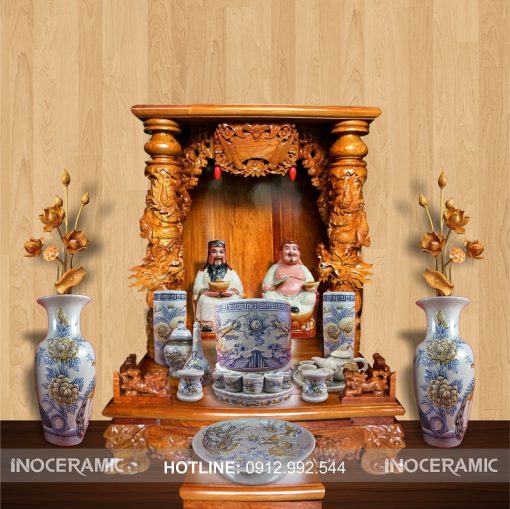 Bộ bàn thờ ông địa, thần tài tại Bình Thạnh