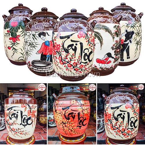 Các mẫu chum đựng rượu Tài Lộc phong thủy mang vận may đến gia đình bạn Các mẫu chum đựng rượu Tài Lộc phong thủy mang vận may đến gia đình bạn
